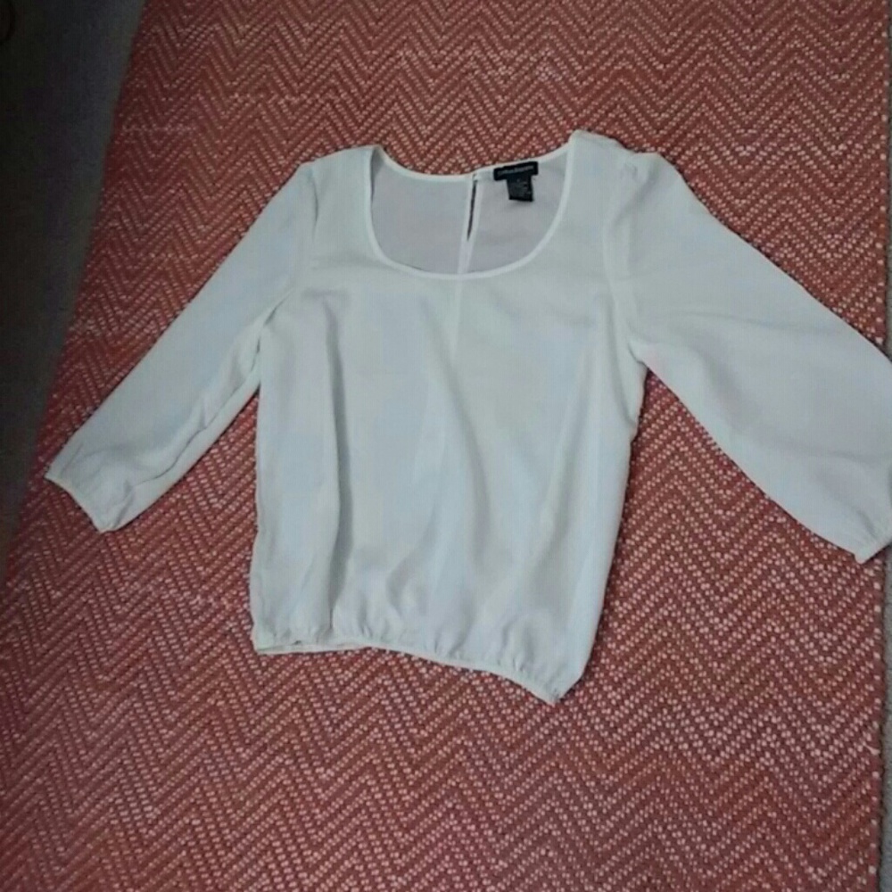 Creme Open Backed Blouse